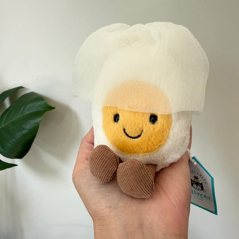 AUTHENTIC Jellycat Boiled Egg Bride NWT - Fast Shipping!
